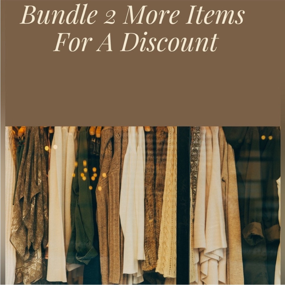 Bundle 2 Or More Items For A Discount